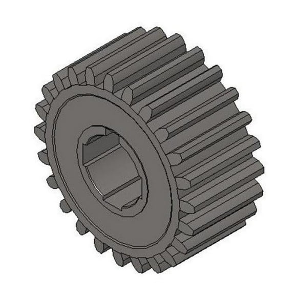Lippert Components Slide Out Gear 368840 24 Teeth; 2.17 Inch Outside Diameter; 3/4 Inch Inside Diameter; 1 Inch Thickness; Woodruff Key Gear To Shaft Attachment; With Woodruff Key Part Number 521336