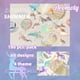thumbnail image 4 of Flower Gold foil Holographic Stickers Set(180 pieces with 4 Themes)-Resin Transparent Waterproof Stickers,Butterfly,Vintage Daily Planner Stickers for, 4 of 4