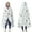 White Cow Milk, variant on Wearable Blanket,White Cow Milk Cloud Pattern Hooded Wearable Flannel Blanket for Adults & Teens,Winter Poncho Shawl Wrap Cape Cozy Anti-Pill,50"x60"