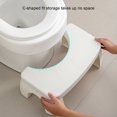 thumbnail image 1 of Stylish Stool - Adults Stool stool is Bathroom Stool For Durable Easy Clean And Toddler For Stool For Adults To Install Combination/White, 1 of 9