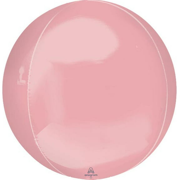 21 inch Jumbo Pastel Pink Orbz (3 Pk) Anagram Foil Mylar Balloon - Party Supplies Decorations