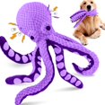thumbnail image 2 of ruiheuyx Octopus Dog Toy, A Durable Chew Toy with A Squeaking Sound, Suitable for Small, Medium, and Large Indoor and Outdoor Games(B), 2 of 5