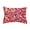 Red, variant on Simply Daisy, 14" x 20" Wenstry Cranberry Abstract Decorative Outdoor Pillow