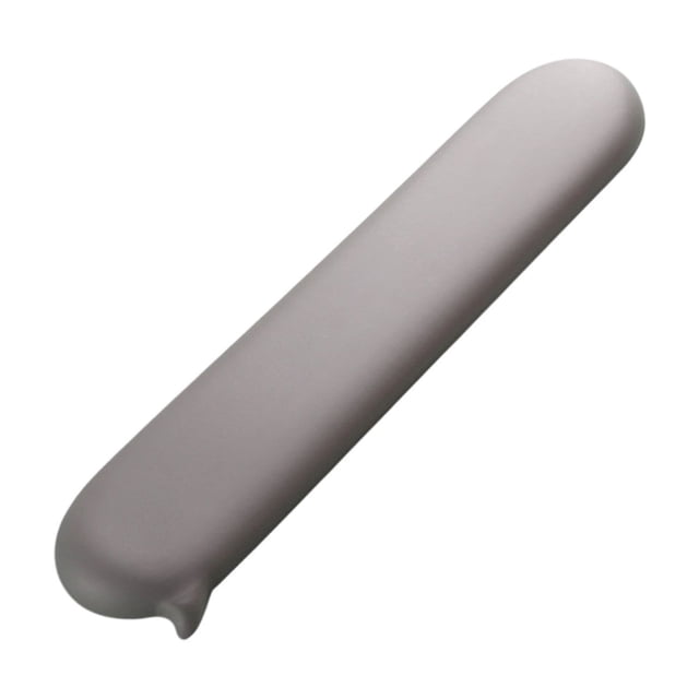 Wdhugt Grey Soft Rubber Keyboard Wrist Rest Pad Hand Support Ergonomic Wrist Guard For Typing Comfort High Beauty Solid Color Office Desk Accessory Grey
