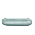 thumbnail image 1 of Plateau en verre nervuré or hometrends, 1 of 3