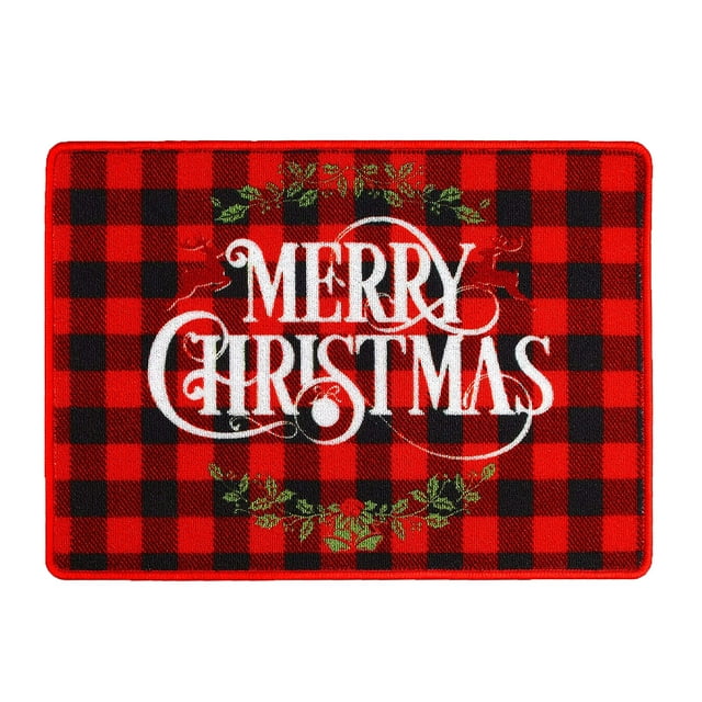 LSLJS Rugs, Christmas Washable Rug Non-Slip Living Room Underlay Carpet Indoor, Christmas Decorations