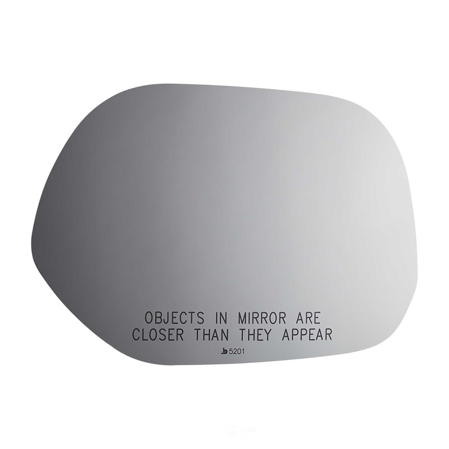 Burco Side View Mirror Replacement Glass - Clear Glass - 5201