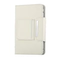 thumbnail image 1 of Clavier Bluetooth 10 Pouces Étui en Cuir PU Support pour IOS Android Windows Tablette (Blanc), 1 of 8