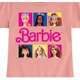 thumbnail image 3 of Barbie - Barbie Doll Portraits - Girls Fitted Short Sleeve Graphic T-Shirt, 3 of 5