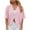 Pink, variant on Timegard Tops for Women 1/2 Sleeve Eyelet Ruffle Open Front Crop Top Beach Casual Lightweight Cardigan