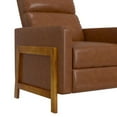 thumbnail image 6 of Hillsdale  Garnett Modern Faux Leather Recliner Saddle Brown, 6 of 15