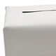 thumbnail image 5 of Caja de pañuelos de cuero PU, dispensador de servilletas, caja de almacenamiento, servilletero de escritorio para encimera de tocador, de noche Blanco BLESIY Contenedor de servilletas, 5 of 7