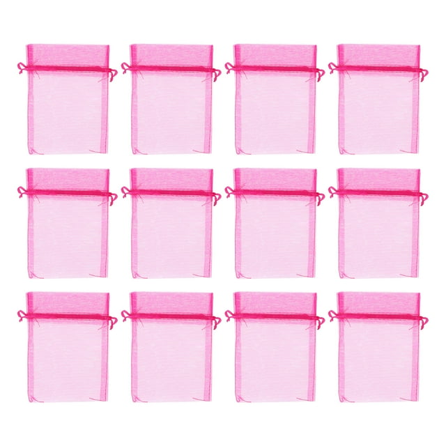 100 bolsas de organza con cordón para guardar joyas, pequeñas bolsas de regalo