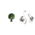 thumbnail image 1 of Elegante colección de esculturas de pavos reales y cisnes para decorar dormitorios, oficinas, salas de estar, , estanterías y como detalle para i, 1 of 8