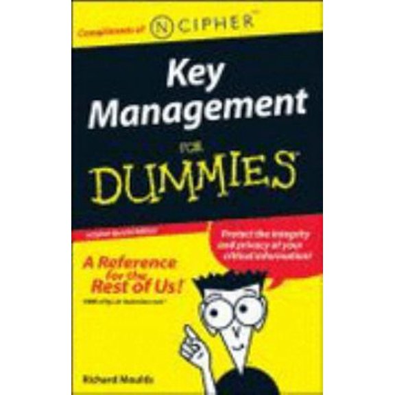 Pre-Owned Key Management for Dummies (Paperback) 0470292873 9780470292877