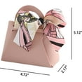 thumbnail image 3 of qczoyp Leather Gift Bags with Handles: 10 Pcs Party Favor Bags with Ribbon, Reusable Mini Gift Bags for Birthdays, Baby Shower,Weddings,Party Favor, Holiday Presents (White), 3 of 12