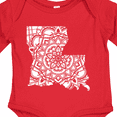thumbnail image 4 of Inktastic Louisiana Silhouette Mandala Boys or Girls Long Sleeve Baby Bodysuit, 4 of 5