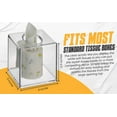 thumbnail image 4 of YBM Home Acrylic Clear Tissue Holder for Home Office, Bathroom, 4 of 6