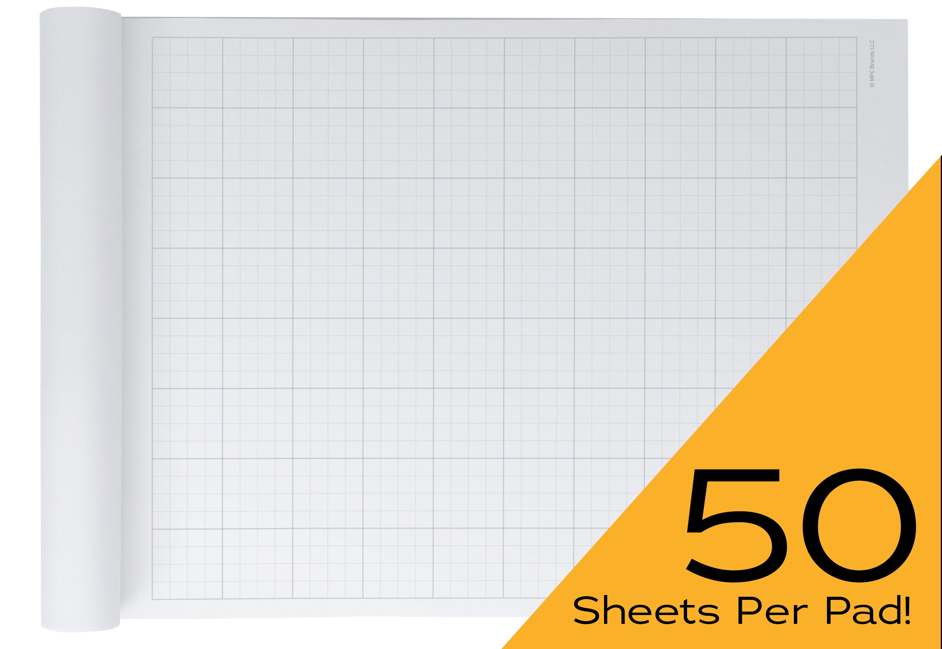 Quadrille Grid Blueprint and Graph Paper (1 Pack 11 x 17) - Walmart.com