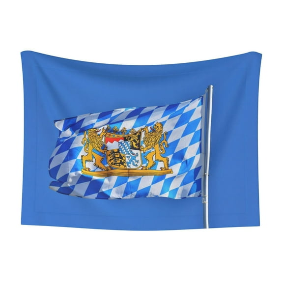 Flannel Throw Dog Blanket Bavarian-Flag Soft Warm Print Pet Blankets for Small Dog Cat Puppy