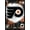 Black Framed Version, variant on NHL Philadelphia Flyers - Maximalist Logo 23 Wall Poster, 22.375" x 34"