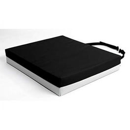 Wheelchair cushion with removable cover, gel/foam, 16 x 20 x 3 Wheelchair cushion with removable cover, gel/foam, 16 x 20 x 3