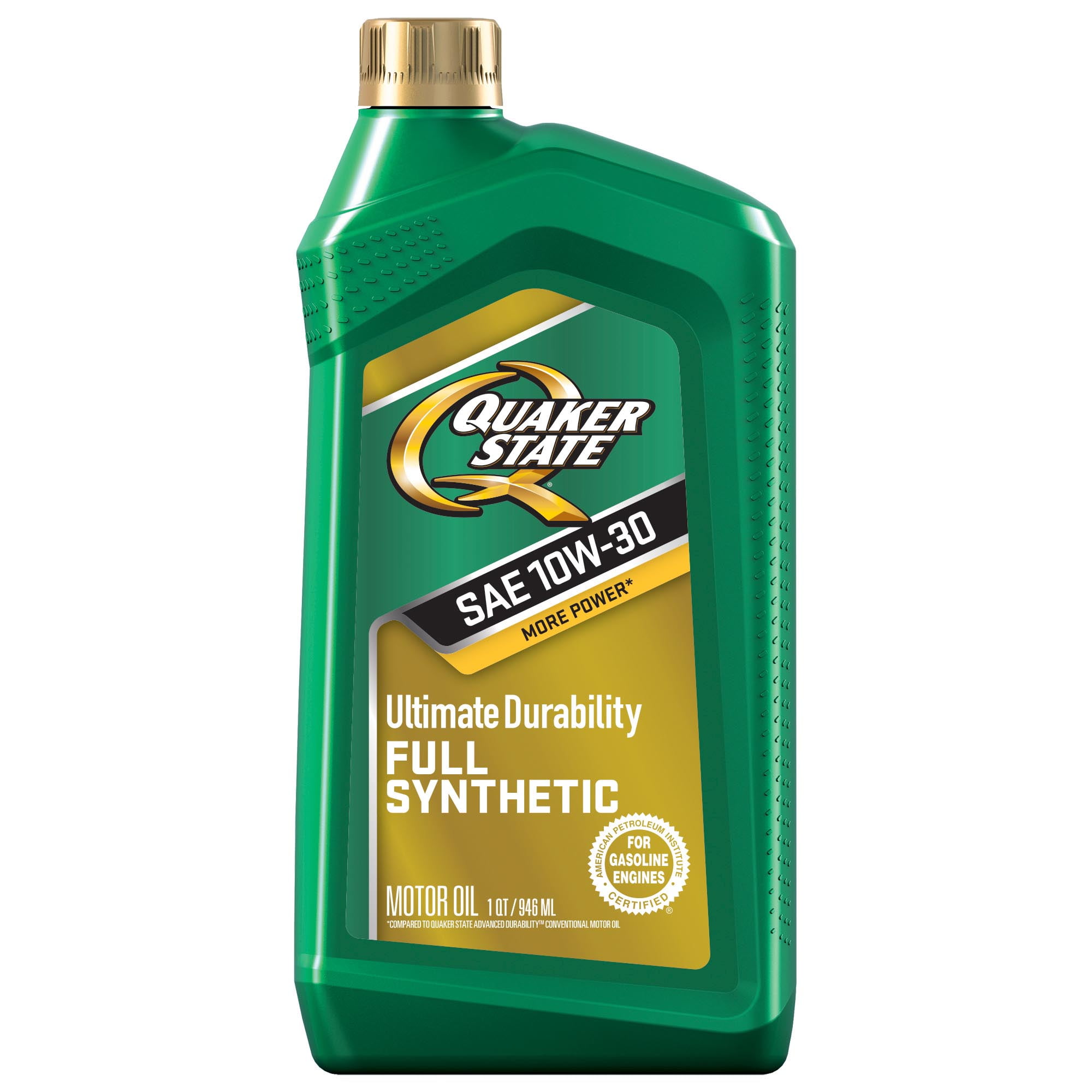 Quaker State Ultimate Durability Full Synthetic Motor Oil SAE 10W30, 1