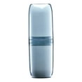 thumbnail image 2 of Portacepillos de dientes con tapa, contenedor de almacenamiento, vaso portátil de viaje para cepillos de dientes Azul, 2 of 9