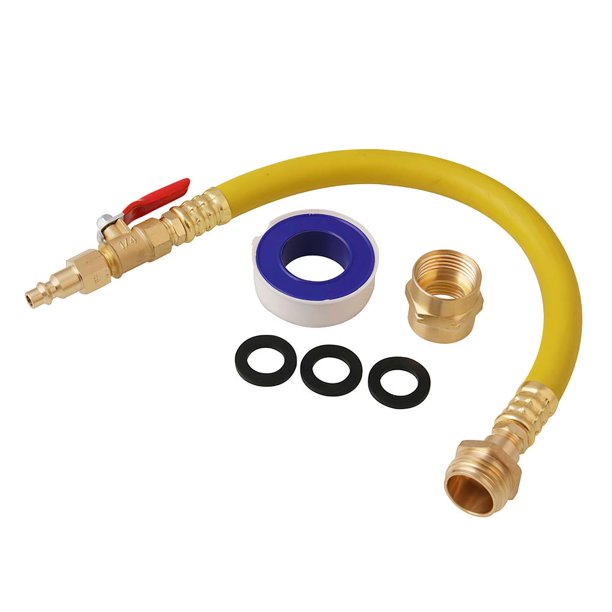 Funcional Rv Winterize Rociador Sistema De Rociadores Winterize Firme Adaptador De Soplado De Latón Compresor De Aire Conveniente Grifo De Manguera De Jardín Desmontable Para Autocaravana Al Aire Monstrate VI005024-00