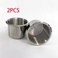 thumbnail image 1 of 2pcs 268inch Recessed Cup Drink Can Holder Camper Van Accessories 68mm for Boat Car Marine RV Trailer Rust Proof Pickup Trucks, 1 of 5