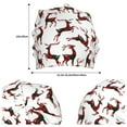 thumbnail image 4 of Logiee Christmas Plaid Moose Print Unisex Knit Beanie for Men Women Winter Hat,Beanies Skull Caps, 4 of 7