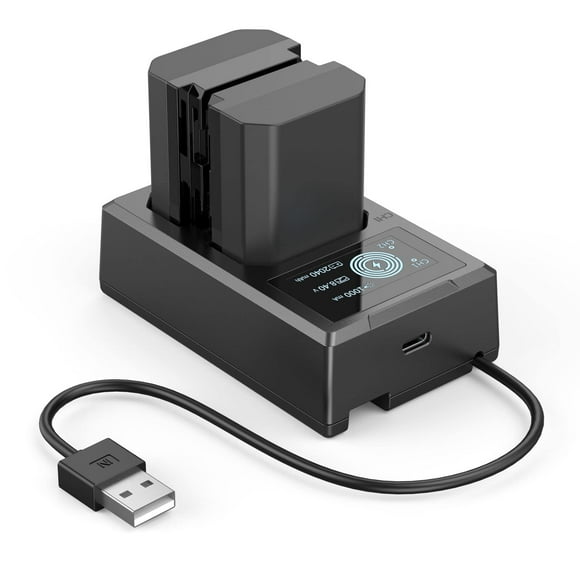 Set de cargador de batería para cámara SMALLRIG NP-FZ100 para Sony A7 IV