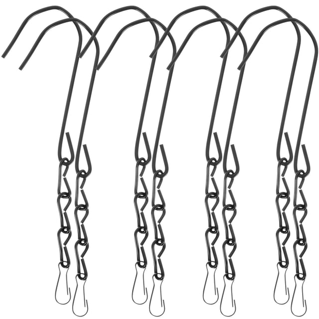 OULII 8Pcs Metal Hanging Chains for Homeowners and Gardeners with Simple Design
