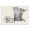 Minnesota Skyline Postcard Photograph, variant on Stupell Industries Victorian Minnesota Black and White Photograph on Cream Paper Postcard Canvas Art, 30 x 24, by Lil' Rue
