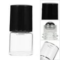thumbnail image 3 of 25Pcs Clear Glass Mini Roll On Bottles Empty Essential Oil Roller Ball Bottles, 3 of 7