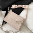 thumbnail image 3 of Bolso de mensajero para mujer, bolso de hombro, bolso de encaje, bolso retro con lazo, 3 of 5