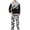 Grey, variant on Tisuna Boys 2 Pieces Tracksuit Outfit Set Child Color Block Long Sleeve Hoodie And Jogger Pants Set Comfortable Casual Little Boys Child School Holiday Sport Wear Black