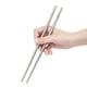 thumbnail image 2 of Palillos chinos extensibles de titanio puro TOMSHOO Palillos chinos plegables desmontables para acampar al aire libre, 2 of 8