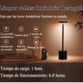 thumbnail image 4 of Lámpara De Mesa Decorativas Led Para Ambiente De Restaurante Modelo Negro, 4 of 4