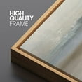 thumbnail image 4 of PixonSign Framed Canvas Print Wall Art Pastel Gray Blue Watercolor Landscape Abstract Shapes Illustrations Modern Art Decorative Minimal Relax/Calm for Living Room, Bedroom, Office - 16"x24" Natural, 4 of 5