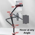 thumbnail image 3 of Foldable Tablet Stand Tablet Mount Adjustable Flexible Tablet Holder with 360 Degree Rotation for Tablet Cellphone, 3 of 9