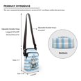 thumbnail image 6 of HELLHERO Sailor Hippo Design 2 Layers Women Messenger Bag Polyester for Men, Women, 6 of 7