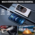 thumbnail image 5 of FUKKUDA 150PSI Tire Inflator Portable Air Compressor - 4000mAh Cordless Air Pump, LCD Display, 2X Faster Inflation for Cars, Bikes, and More, 5 of 8