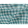 thumbnail image 4 of oneOone Viscose Jersey Turquoise Blue Fabric Check Check Sewing Material Print Fabric By The Meter 60 Inch Wide, 4 of 5