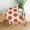 Strawberry, variant on Leaves Tablecloth Round Table Cloths 60 Inch Wrinkle Resistant Picnic Table Covers Washable Polyester for Kitchen Party Picnic