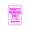 Pink, variant on Serenity's Parking Only All Others Will Be Towed Name Gift Novelty Metal Aluminum 8"x12" Sign