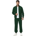 thumbnail image 3 of Weilanxin Men's Tracksuits Sweatsuits for Men Set Track Suits 2 Piece Casual Athletic Jogging Warm Up Full Zip Sweat Suits Armygreen 2XL, 3 of 9