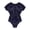 Dark Blue, variant on Plastic Bodysuit for Women Men Incontinence Leotard Short Sleeve One Piece Jumpsuit Silver M