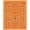 Orange, Pattern 1, variant on ODIKA 4'x6' Machine Washable Non-Slip Area Rug, Modern Abstract Orange Geometric Maze Design High Traffic Rug, Orange, 91784