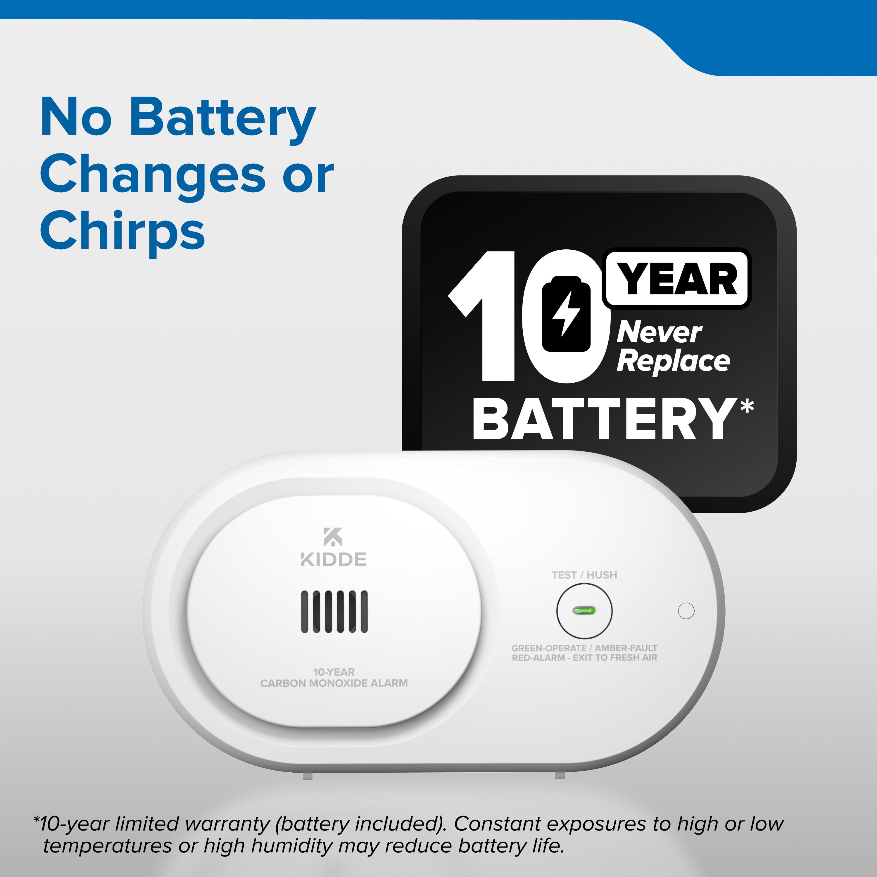 Kidde COB10 10-Year Battery Carbon Monoxide Detector photo 4